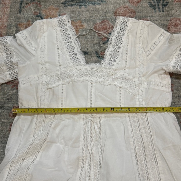 Anthropologie Eri + Ali Gustov White Eyelet Lace Dress - Picture 11 of 16